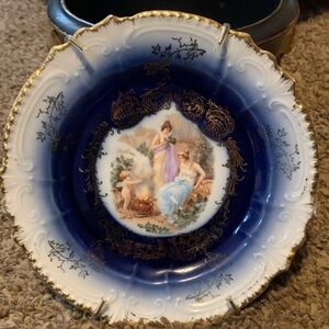 Vintage Royal Bavarian Germany China Hanging Small Plate